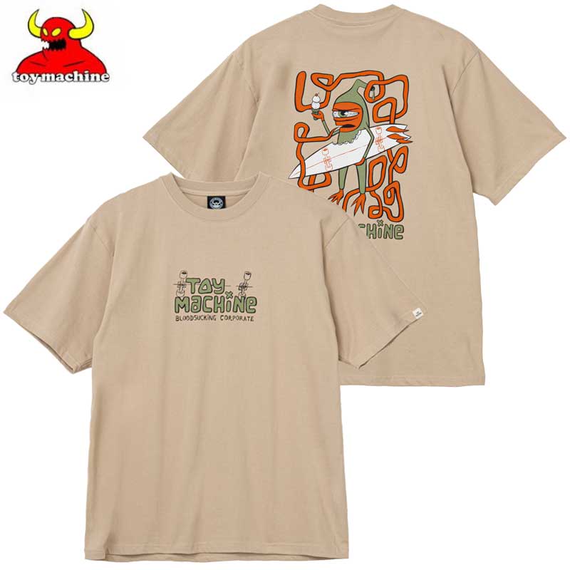 トイマシーン TOY MACHINE SURF SECT SS TEE(SAND) | 大阪心斎橋