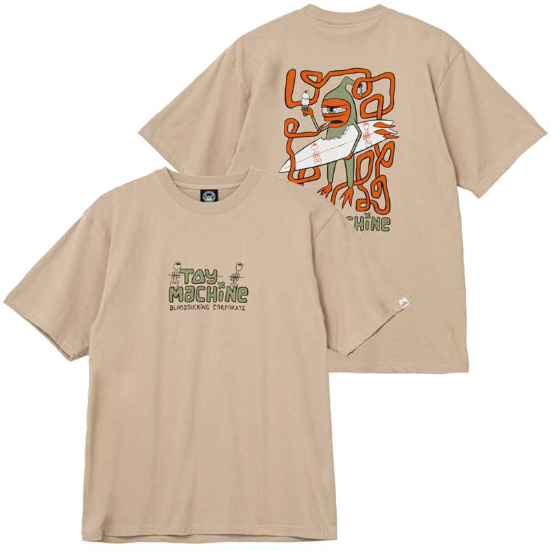 トイマシーン TOY MACHINE SURF SECT SS TEE(SAND) | 大阪心斎橋