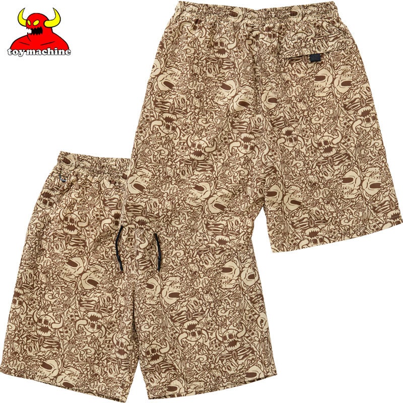 トイマシーン TOY MACHINE DEAD MONSTER NEW SS PRINT DRY SHORT PANTS