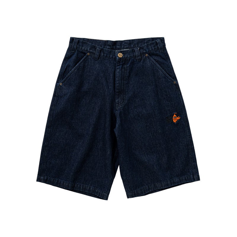 トイマシーン TOY MACHINE SECT EYE DENIM SHORT PANTS(DARK WASH