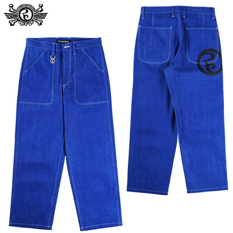 ローリングクレイドル ROLLING CRADLE BIG POCKET DENIM PANTS(MOCA