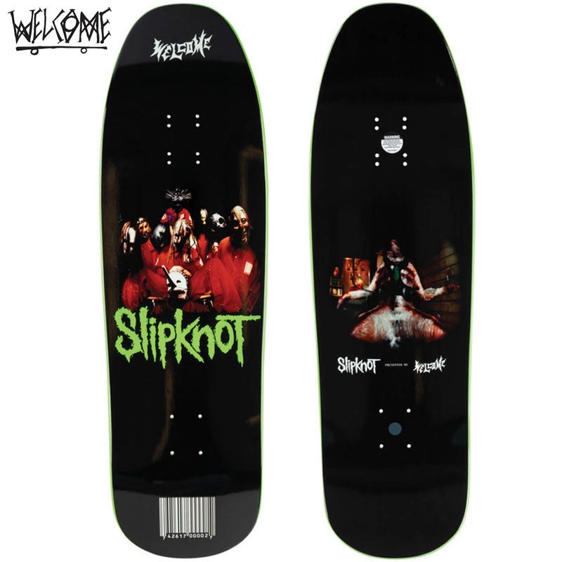 ウェルカムボード shu ウェルカム スケートボード WELCOME SKATEBOARDS × SLIPKNOT スリップ