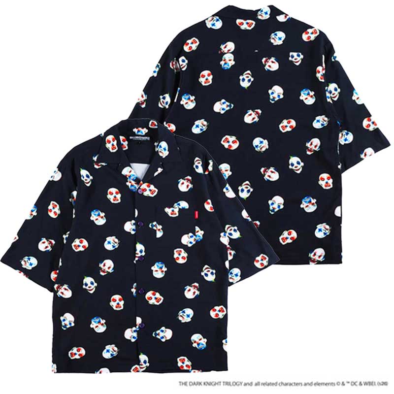 ROLLING CRADLE ローリングクレイドル ボーリングシャツ ブラック ローリングクレイドル ROLLING CRADLE THE DARK KNIGHT SHIRT(BLACK