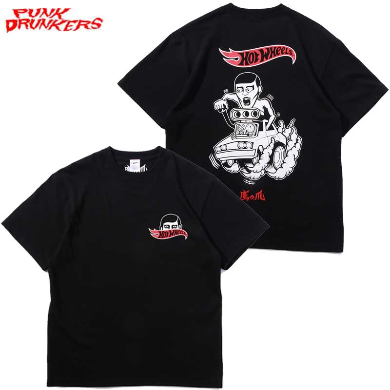 パンクドランカーズ PUNK DRUNKERS［鷹の爪xHOT WHEELS］あいつ運転TEE