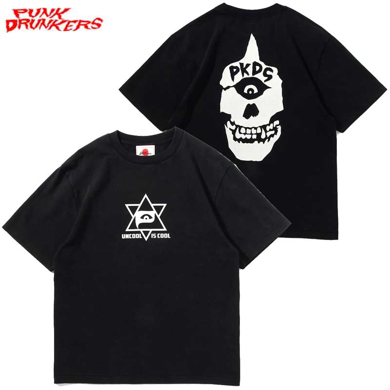 パンクドランカーズ PUNK DRUNKERS 一つ目スカルTEE(H.BLACK) | 大阪