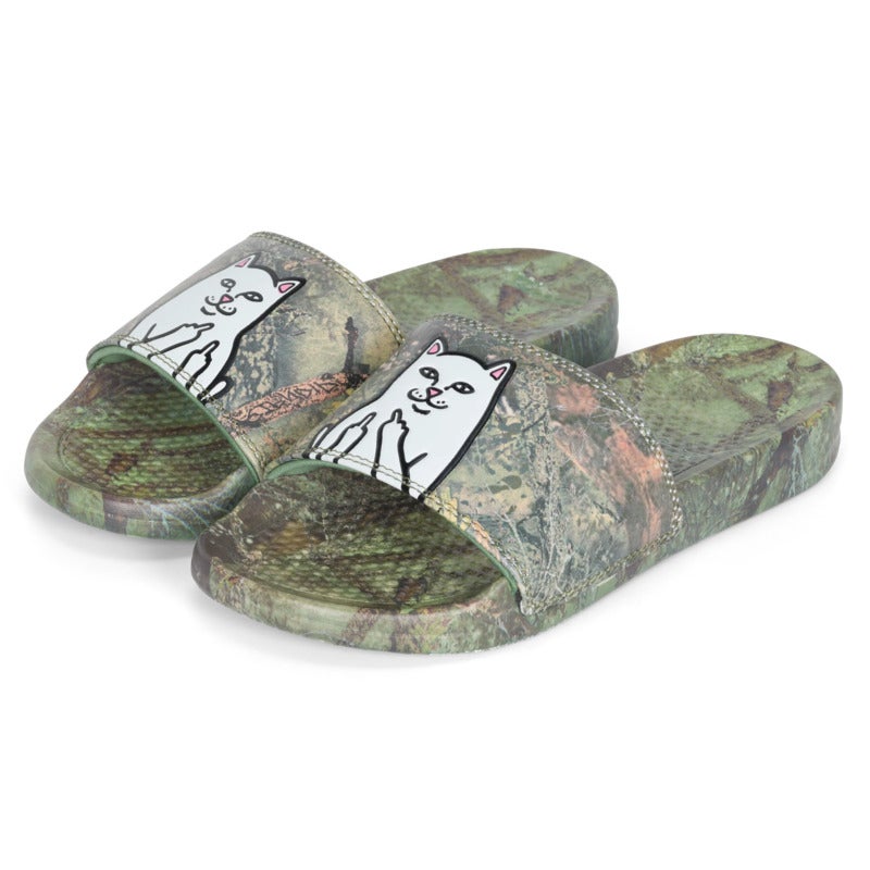 リップンディップ RIPNDIP RIPNDIP LORD NERMAL SLIDES(NERM TREE CAMO