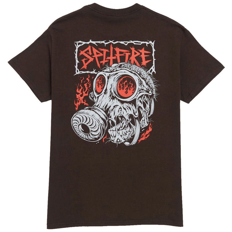 スピットファイヤーウィール SPITFIRE WHEELS GAS MASK TEE(DARK