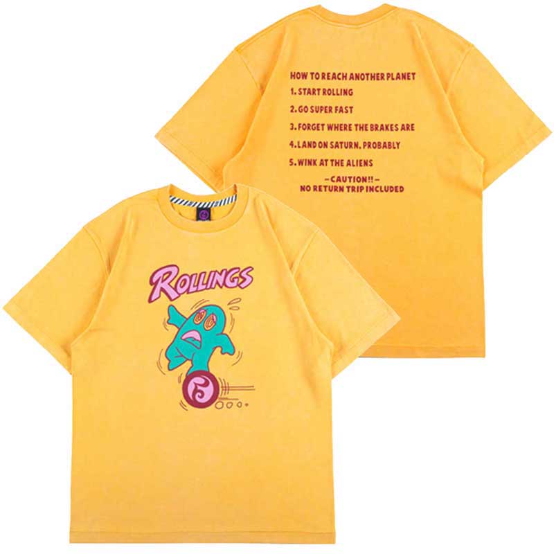 ローリングクレイドル ROLLING CRADLE ROLLINGS TEE(YELLOW) | 大阪