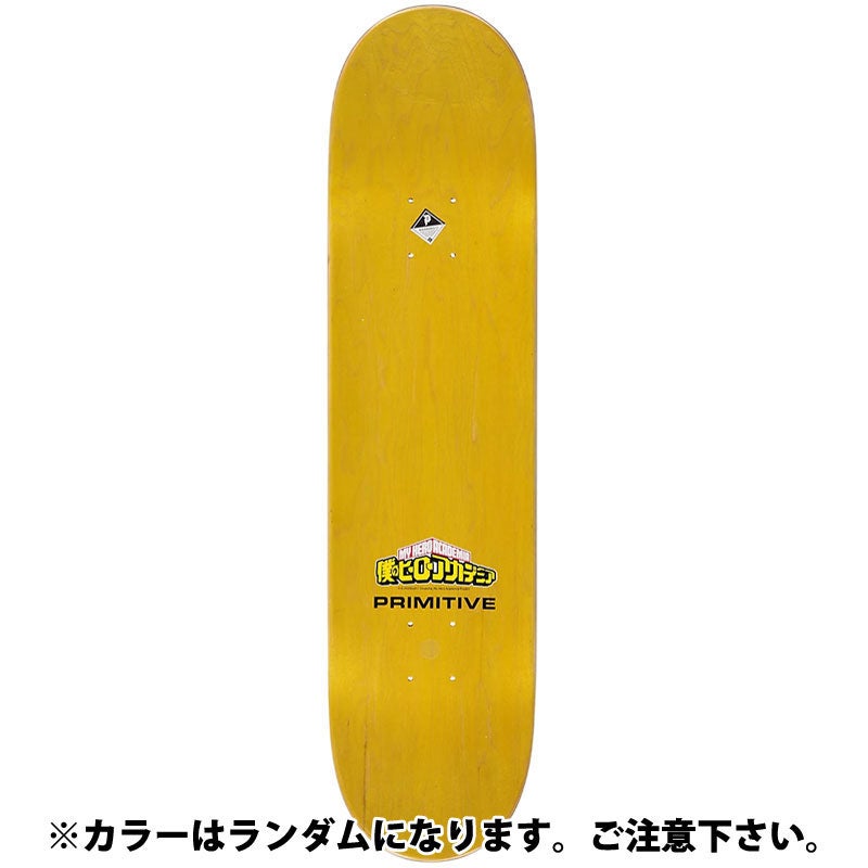 スケボー　PLANB エレメント　インディペンデント　コラボ　クマ 熊　黄色　緑 プリミティブ PRIMITIVE x 僕のヒーローアカデミア 緑谷 出久 HERO