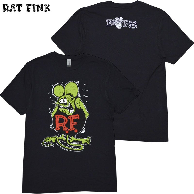 RATFINK ラットフィンク Distressed Rat Fink TEE(BLACK) | 大阪心斎橋