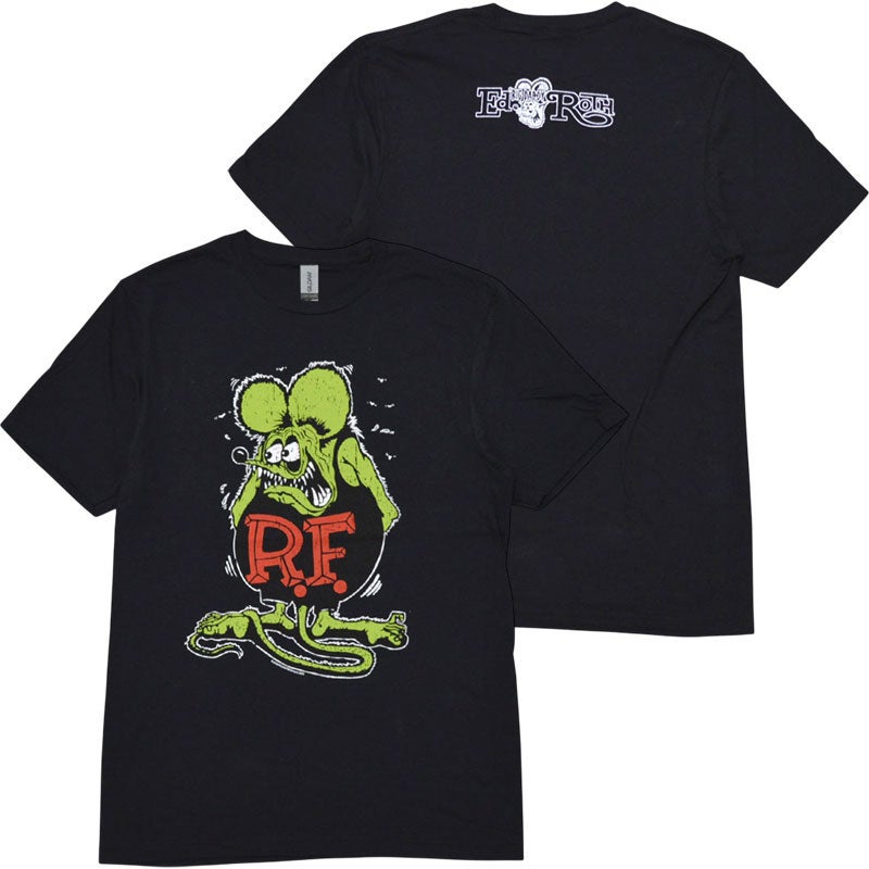 ラットフィンク RATFINK ラットフィンク Distressed Rat Fink TEE(BLACK) | 大阪心斎橋