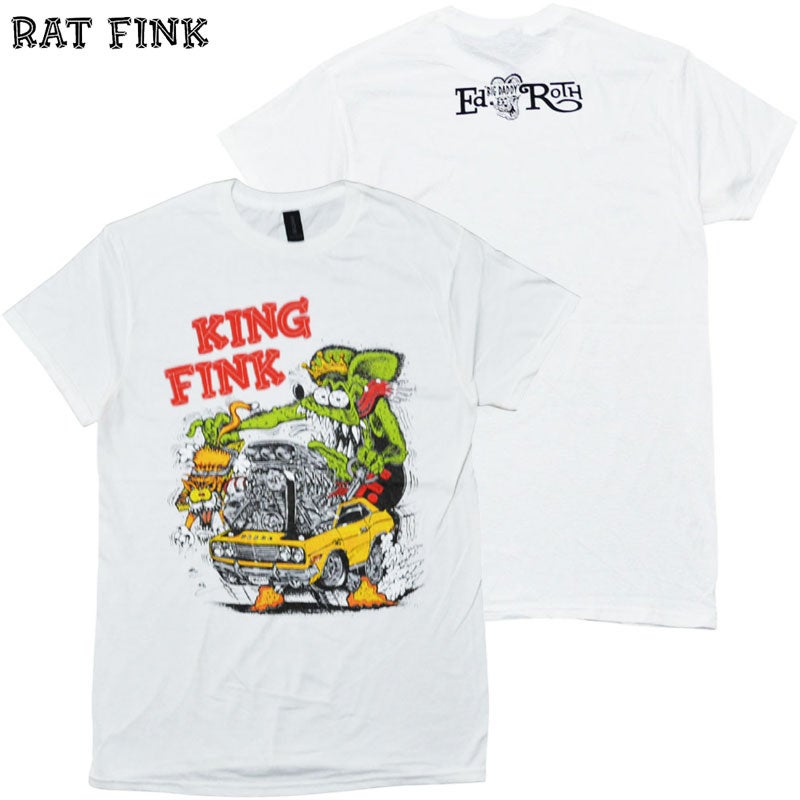 RATFINK ラットフィンク King Fink TEE(WHITE) | 大阪心斎橋アメリカ村