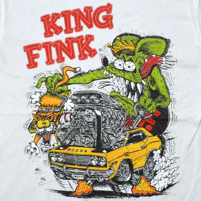RATFINK ラットフィンク King Fink TEE(WHITE) | 大阪心斎橋アメリカ村