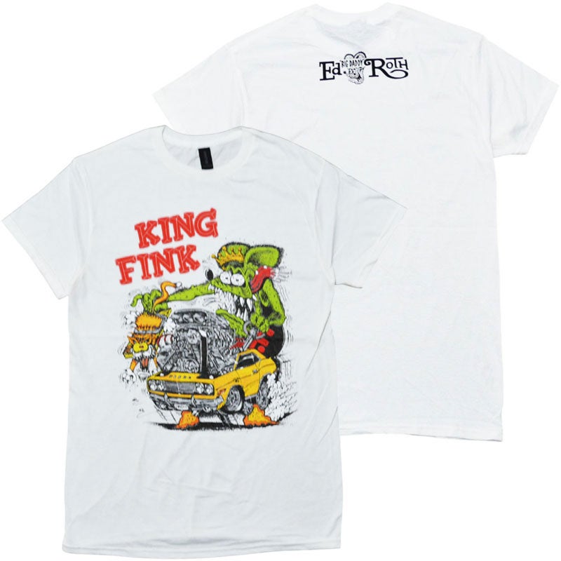 RATFINK ラットフィンク King Fink TEE(WHITE) | 大阪心斎橋アメリカ村