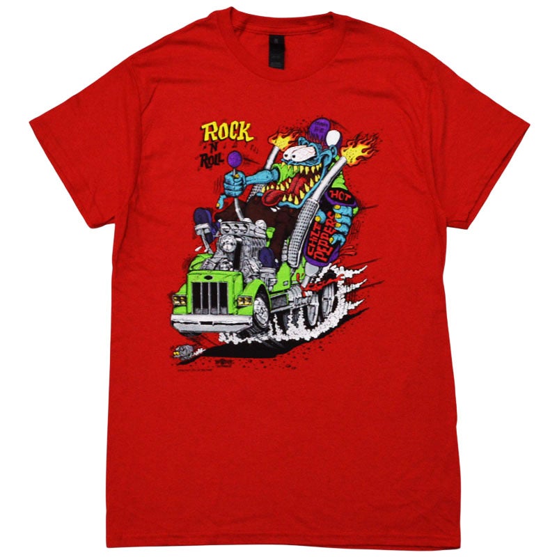RATFINK ラットフィンク Rat N Roll TEE(RED) | 大阪心斎橋アメリカ村