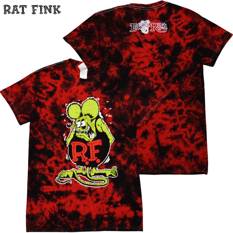 RATFINK ラットフィンク Distressed Rat Fink TIEDYE TEE(TIE DYE