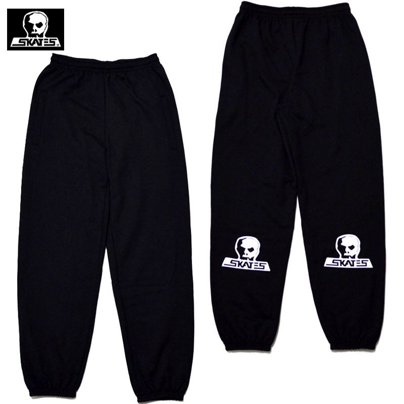 ★美品希少★スカルスケーツ ワークパンツ ブラック L 黒 刺繍 ポリコットン スカルスケーツ SKULL SKATES SHIN HACK SWEAT PANTS(BLACK) | 大阪