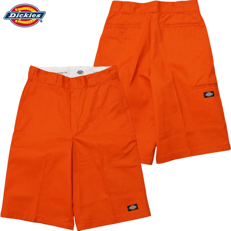 ディッキーズ Dickies 42283 13inch Pocket Work Shorts(ORANGE