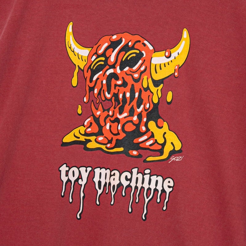 トイマシーン TOY MACHINE × YOZI SHIMODA MELTING TOYMONSTER SS TEE
