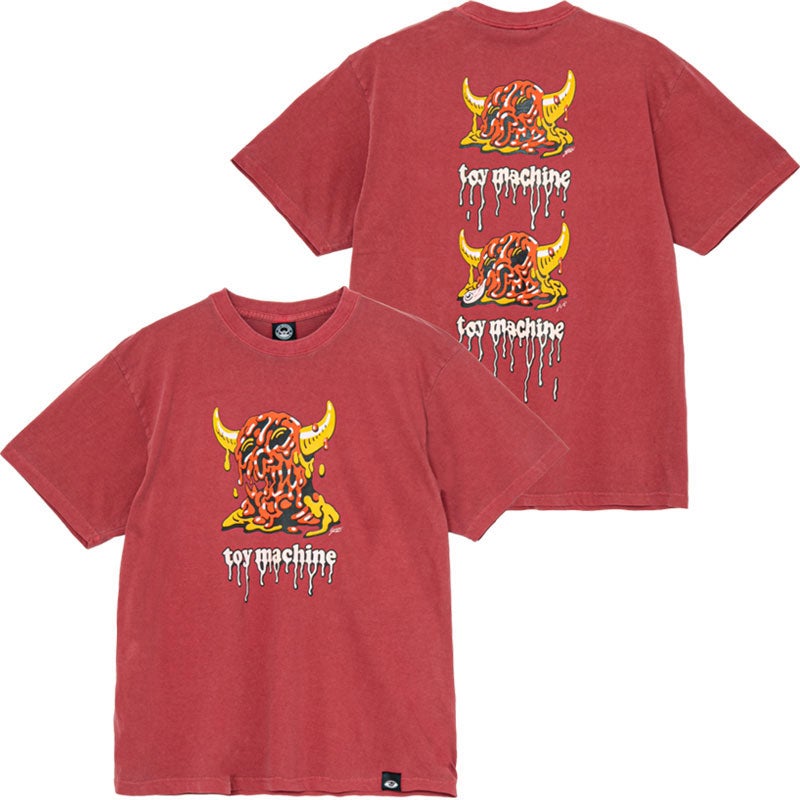 トイマシーン TOY MACHINE × YOZI SHIMODA MELTING TOYMONSTER SS TEE