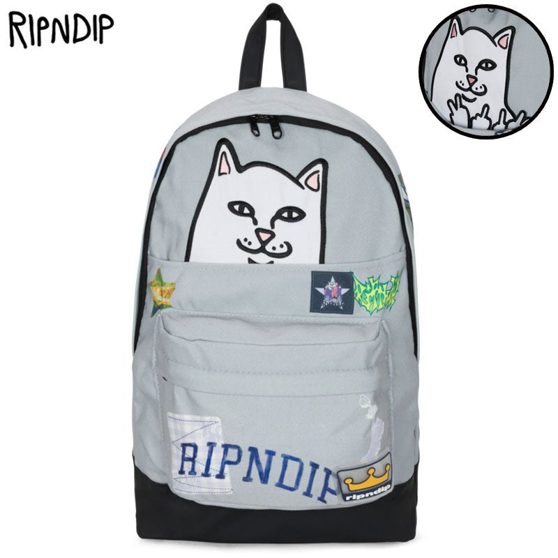 リップンディップ RIPNDIP LORD NERMAL SKYLINE VELCRO BACKPACK(MULTI