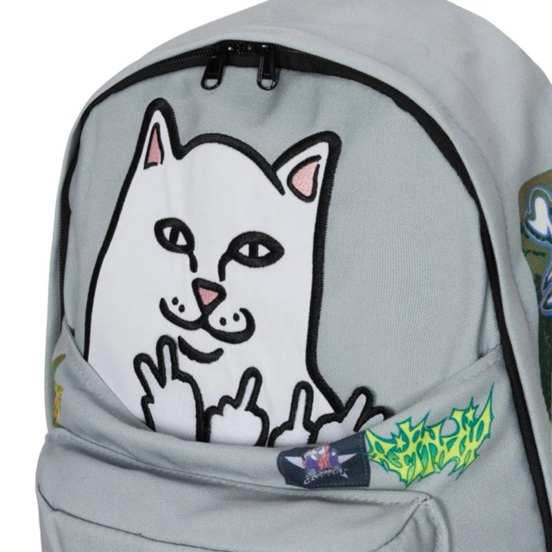 リップンディップ RIPNDIP LORD NERMAL SKYLINE VELCRO BACKPACK(MULTI