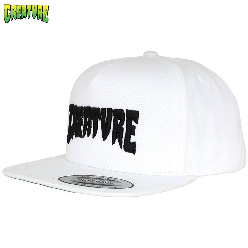クリーチャースケートボード CREATURE MONO LOGO SNAPBACK STRUCTURED